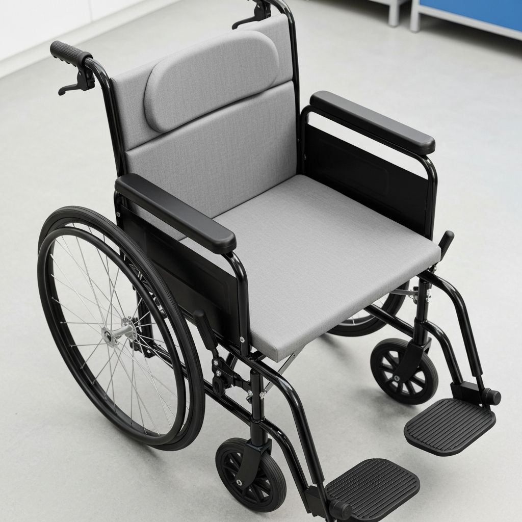 Fauteuil Roulant Pliable en Aluminium - Structure légère 11kg, charge max 120kg, freins assistés, reposes-pieds amovibles, accoudoirs réglables, housse de transport