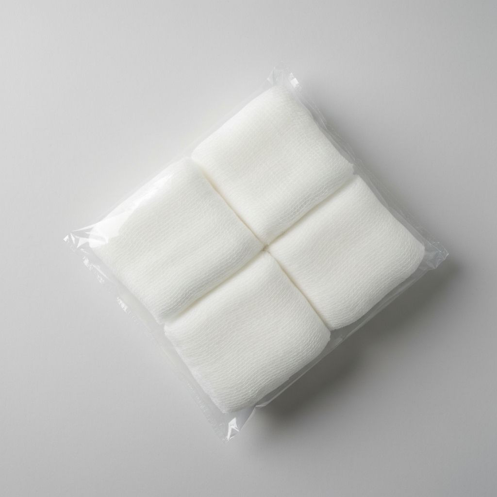 Compresses de Gaze Stériles - Pack de 100 compresses 10x10cm, 100% coton tissé, stériles individuellement, absorption optimale, non-adhérentes